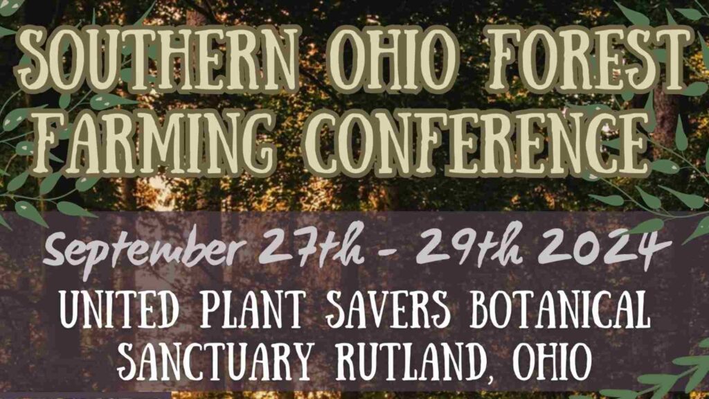 Southern Ohio Forest Farming Conference Banner