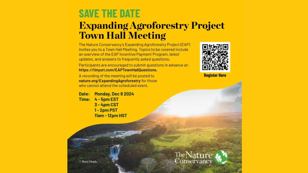 Expanding Agroforestry Project Town Hall